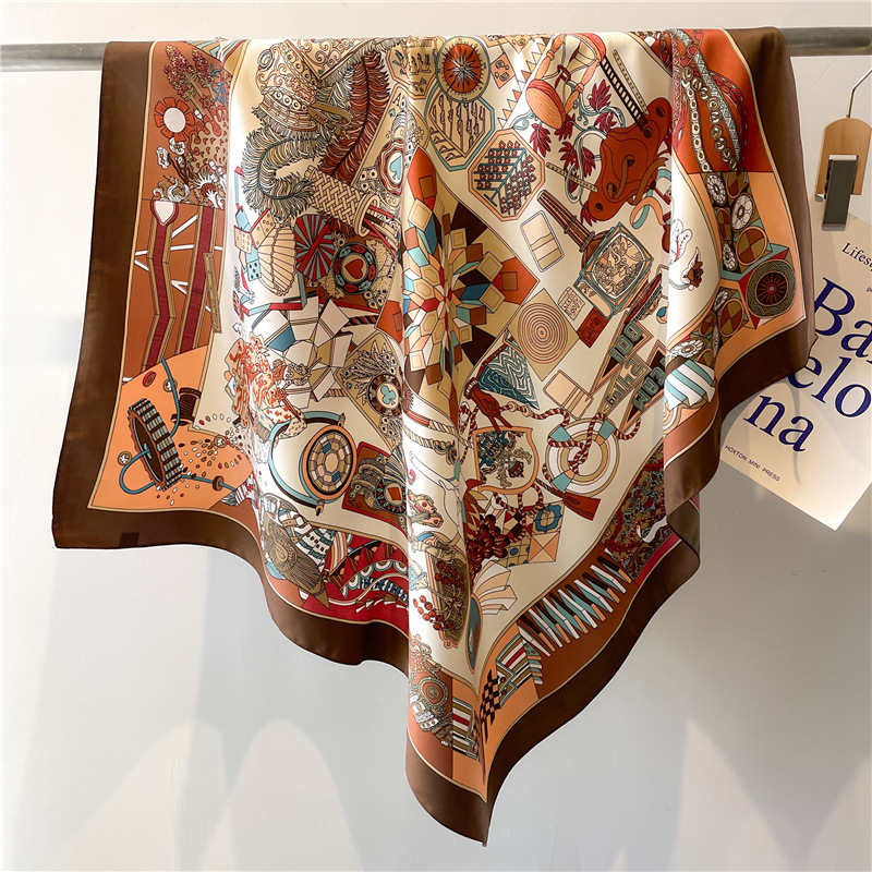 2026 New Square Twill Silk Sca - Scarf Silk Square 评论和价格