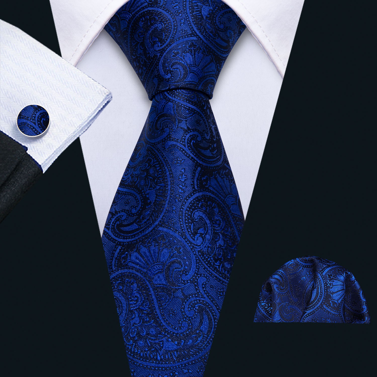 Tie Set for Men, 3-Piece Weddi - Silk Tie Striped 评论和价格