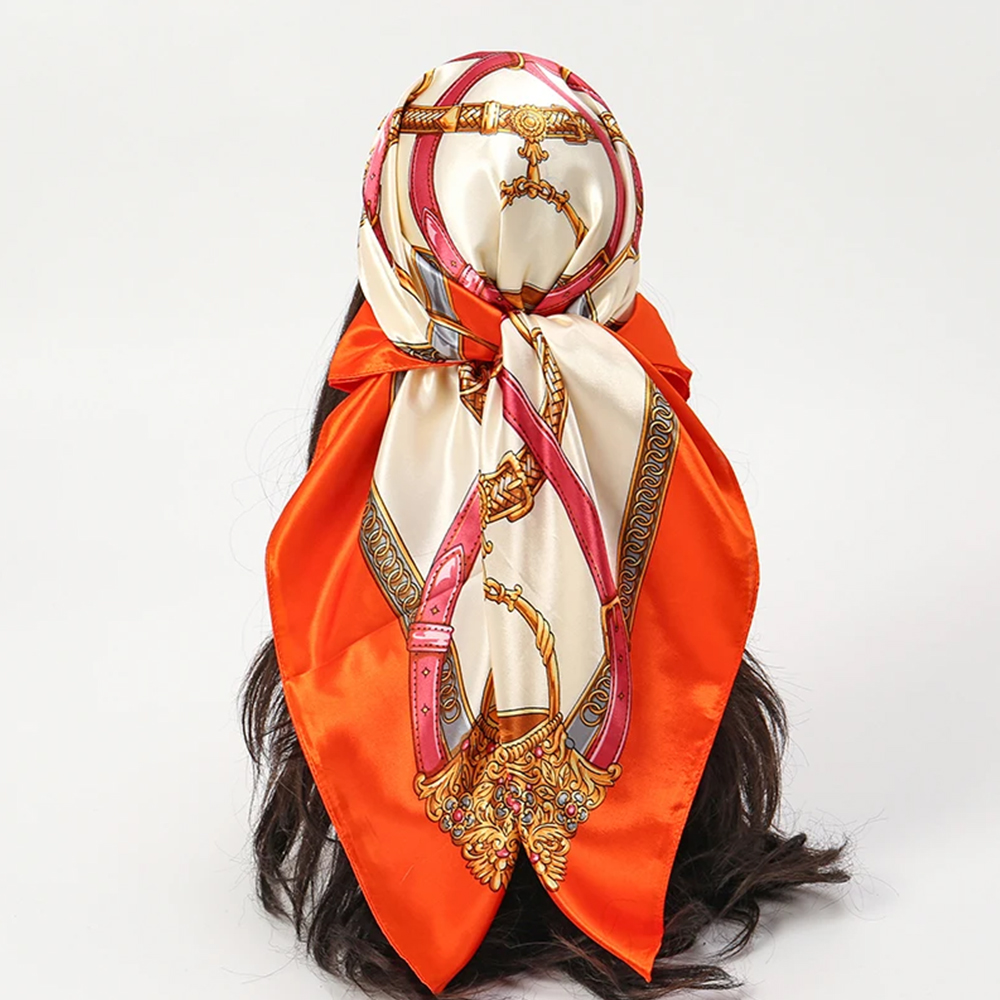Fashion Scarves 90*90cm Women  - Face Scarf Mask 评论和价格