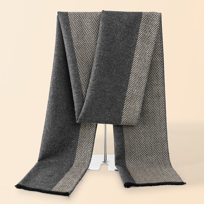 Luxury Winter Men Scarf Shawl  - Muffler Men Wool 评论和价格
