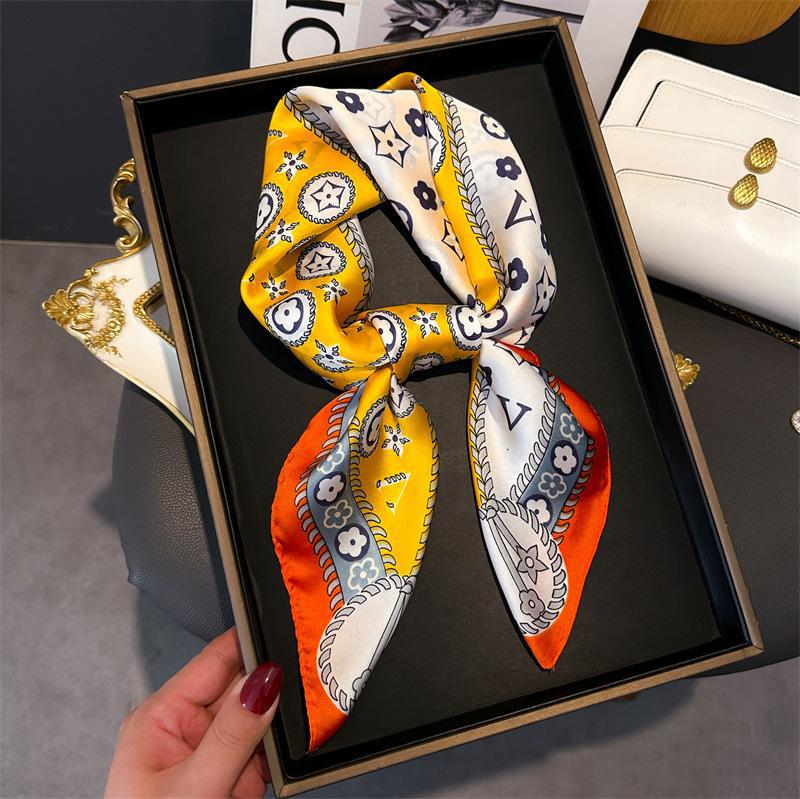 70cm Square Scarf  for Women R - Face Scarf Mask 评论和价格